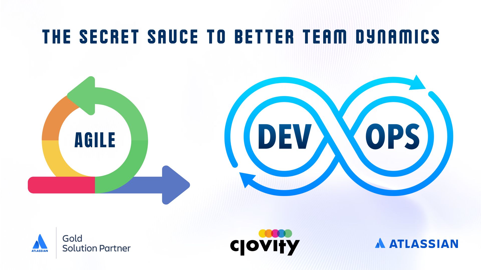 Discover how Agile and DevOps can work together seamlessly with practical strategies and Atlassian tools. Clovity, an Atlassian Gold Solution Partner, helps bridge the gap for better team collaboration.