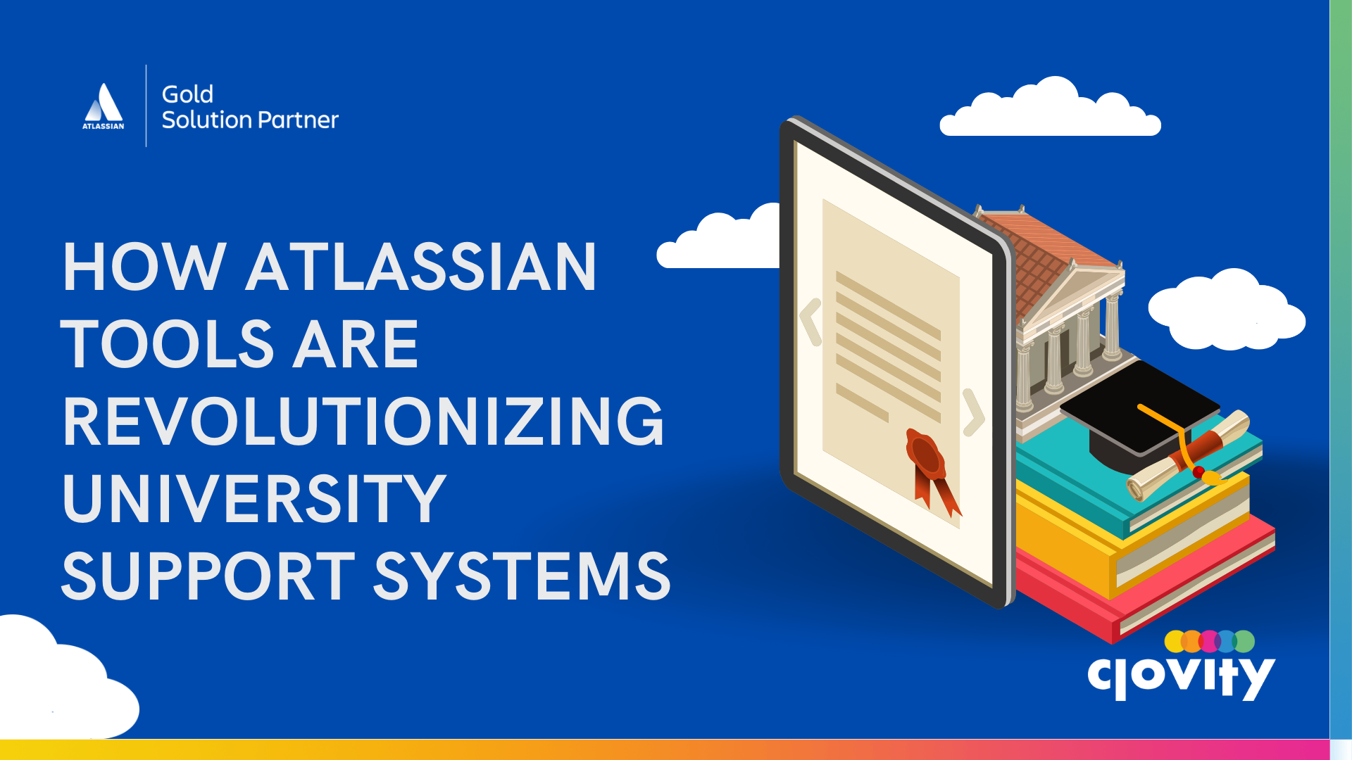 Discover how Clovity and Atlassian tools like Jira, JSM, and Confluence streamline student services and improve team collaboration in higher education.