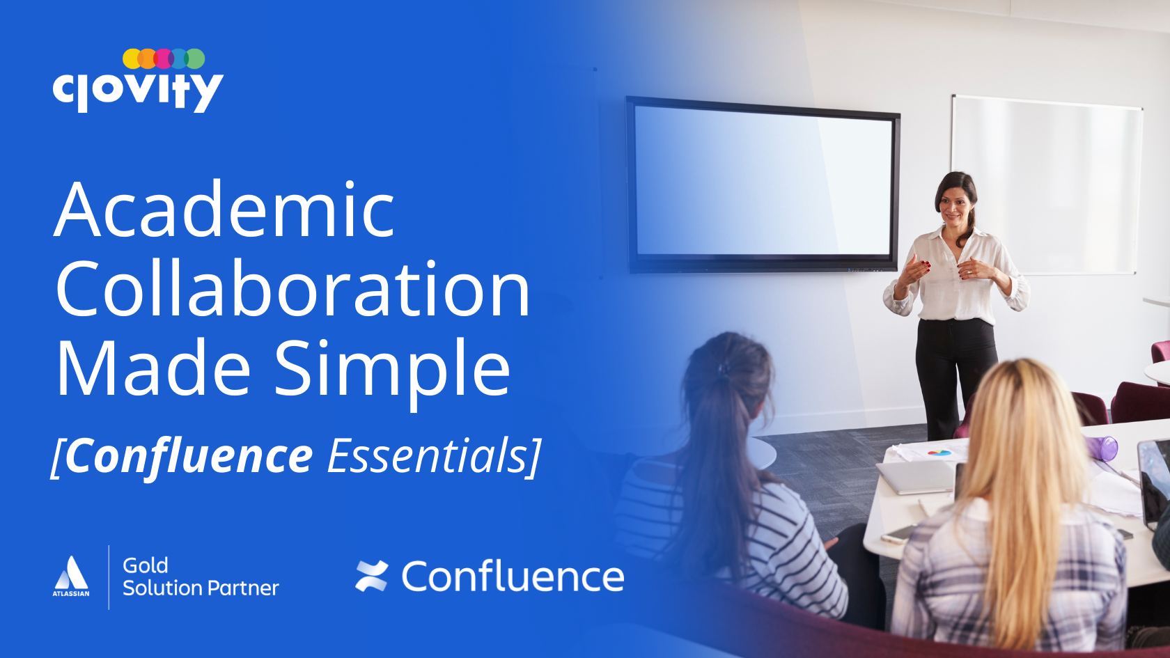 Discover how Clovity—an Atlassian expert and gold solution partner—helps academic teams use Confluence for secure, well-organized faculty collaboration. Explore effective ways to manage courses, research, and policies in a single workspace.