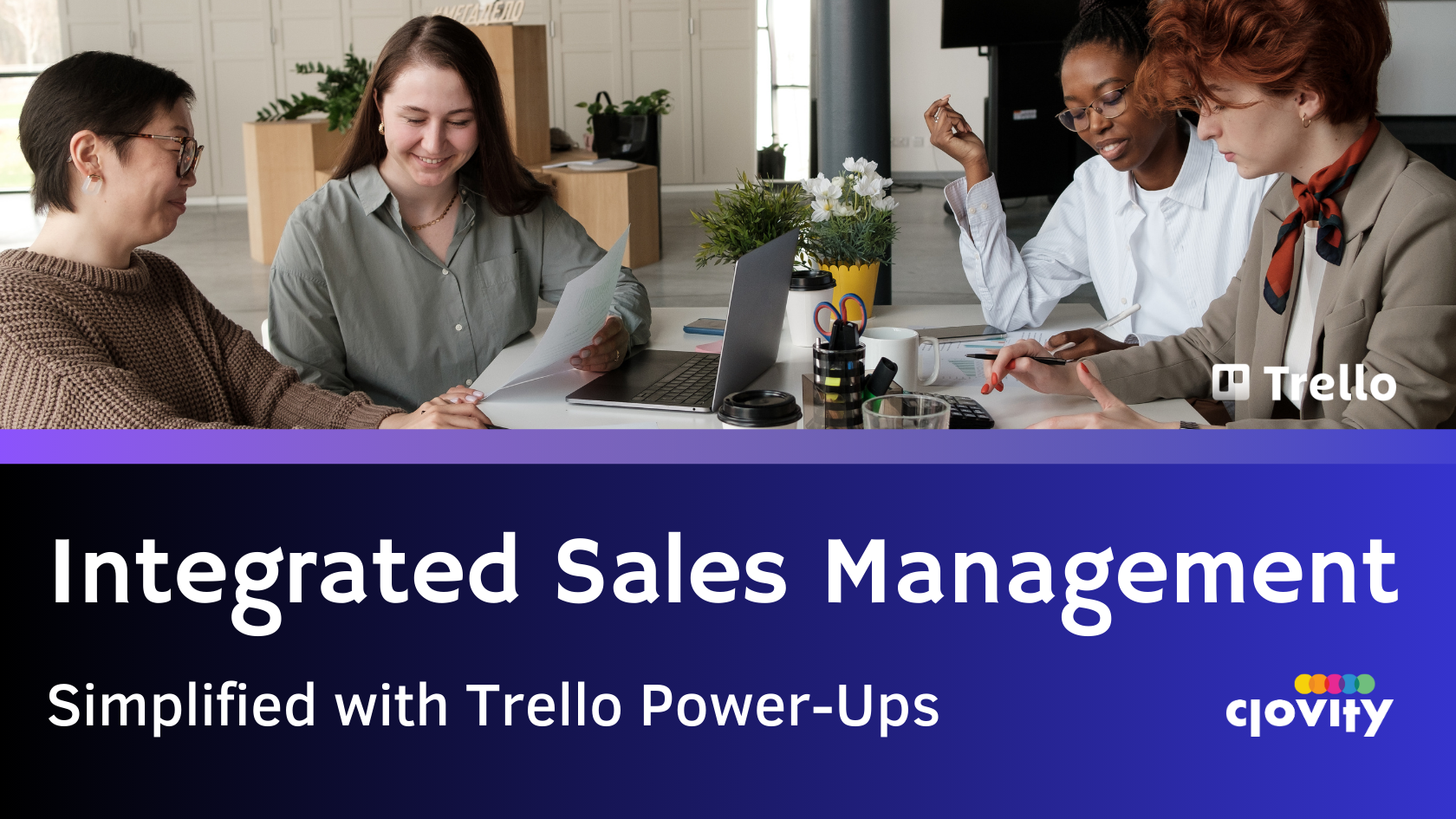 Discover how Trello Power-Ups can integrate CRM tools for improved pipeline visibility. Clovity, an Atlassian Gold Solution Partner, helps IT and non-IT teams optimize sales workflows.