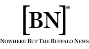 BN Buffalo News logo black text on white background with square brackets